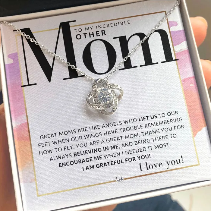 Necklaces Other Mom Gift Present for Stepmom Bonus Mom Second Mom Unbiological Mom or Other Mom Great For Mothers Day Christmas Her Birthday Or As An Encouragement Gift ShineOn Fulfillment