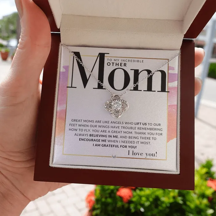 Necklaces Other Mom Gift Present for Stepmom Bonus Mom Second Mom Unbiological Mom or Other Mom Great For Mothers Day Christmas Her Birthday Or As An Encouragement Gift ShineOn Fulfillment