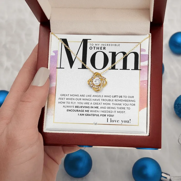 Necklaces Other Mom Gift Present for Stepmom Bonus Mom Second Mom Unbiological Mom or Other Mom Great For Mothers Day Christmas Her Birthday Or As An Encouragement Gift ShineOn Fulfillment