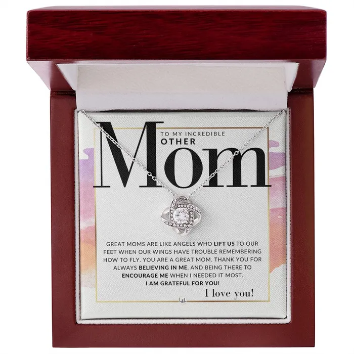 Necklaces Other Mom Gift Present for Stepmom Bonus Mom Second Mom Unbiological Mom or Other Mom Great For Mothers Day Christmas Her Birthday Or As An Encouragement Gift ShineOn Fulfillment