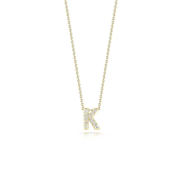 Necklaces ROBERTO COIN Love Letter K Pendant with Diamonds