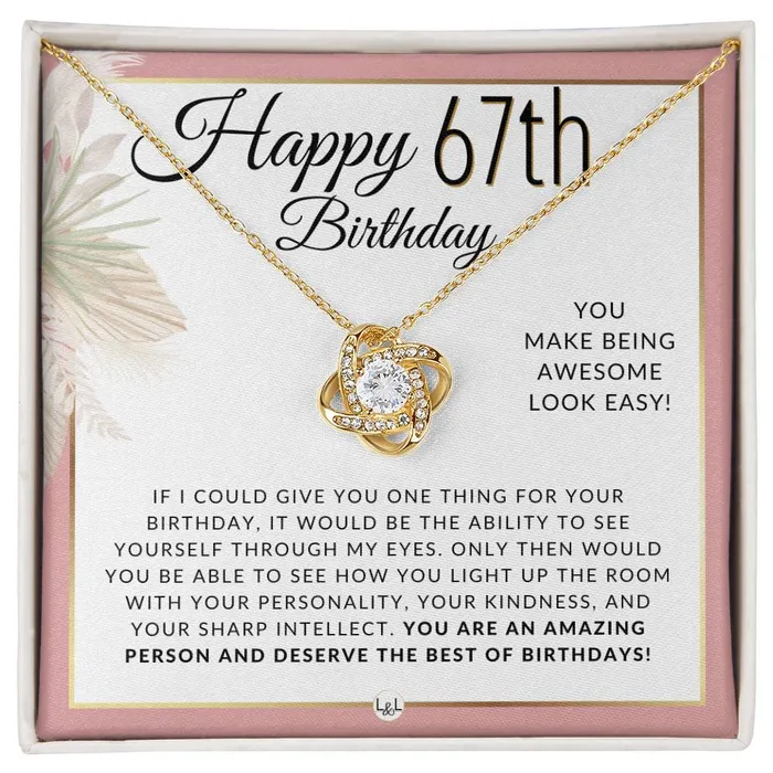 Necklaces ShineOn Fulfillment 67th Birthday Gift For Her Necklace For 67 Year Old Birthday Beautiful Womens Pendant Necklace Heartfelt Birthday Message For Her Necklaces ShineOn Fulfillment 67th Birthday Gift For Her Necklace For 67 Year Old Birthday Beautiful Womens Pendant Necklace Heartfelt Birthday Message For Her