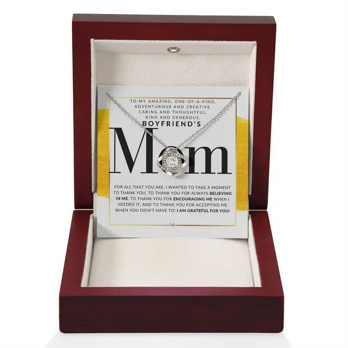 Necklaces ShineOn Fulfillment My Boyfriends Mom Necklace Great For Mothers Day Christmas Her Birthday Or As An Encouragement Gift