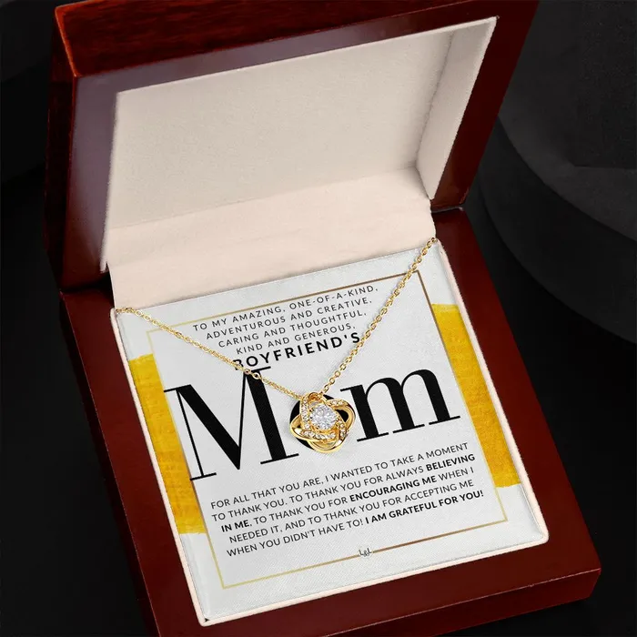 Necklaces ShineOn Fulfillment My Boyfriends Mom Necklace Great For Mothers Day Christmas Her Birthday Or As An Encouragement Gift