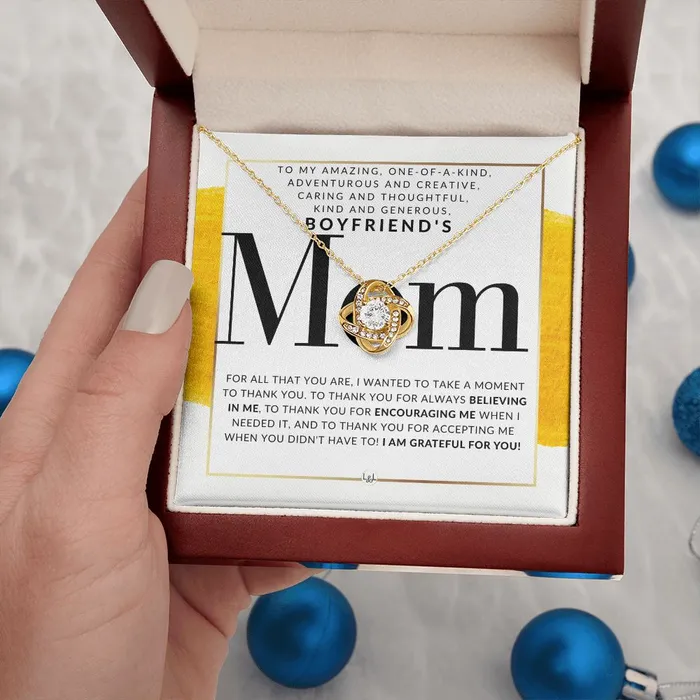 Necklaces ShineOn Fulfillment My Boyfriends Mom Necklace Great For Mothers Day Christmas Her Birthday Or As An Encouragement Gift