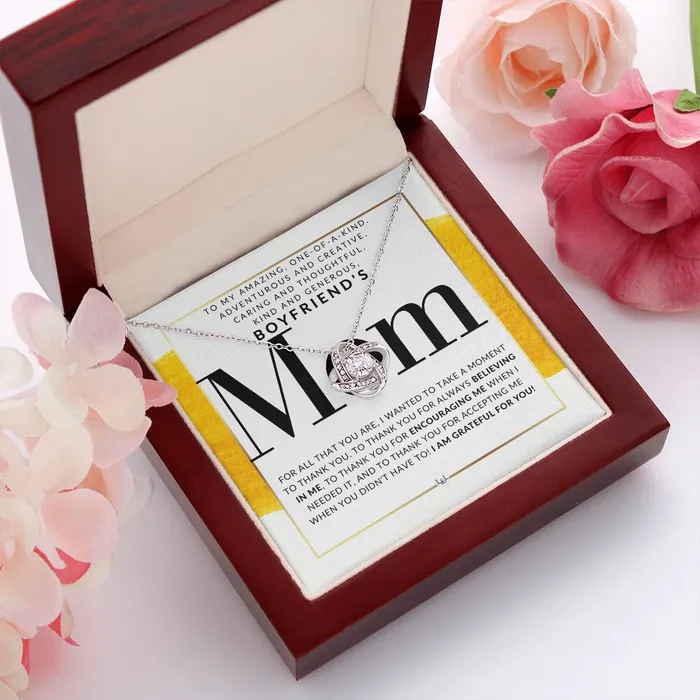 Necklaces ShineOn Fulfillment My Boyfriends Mom Necklace Great For Mothers Day Christmas Her Birthday Or As An Encouragement Gift