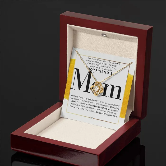 Necklaces ShineOn Fulfillment My Boyfriends Mom Necklace Great For Mothers Day Christmas Her Birthday Or As An Encouragement Gift