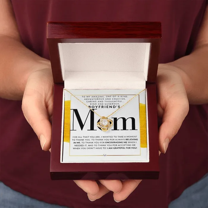 Necklaces ShineOn Fulfillment My Boyfriends Mom Necklace Great For Mothers Day Christmas Her Birthday Or As An Encouragement Gift