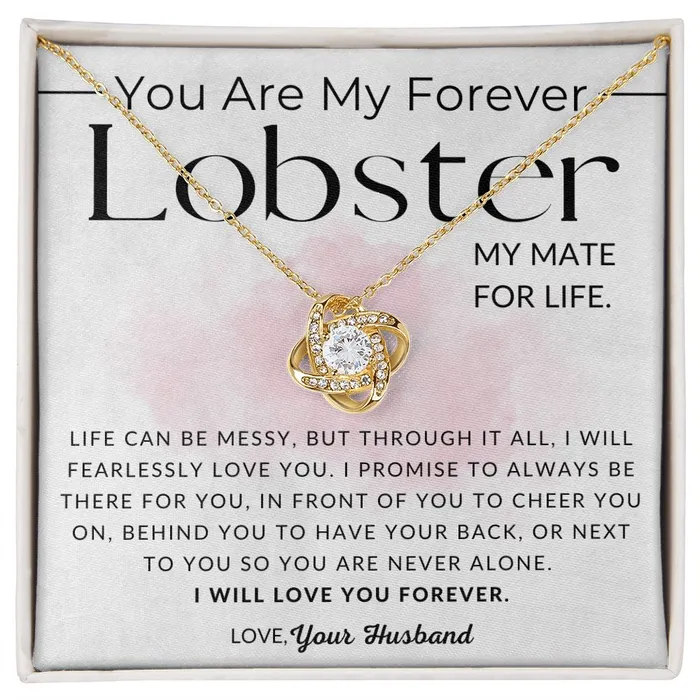 Necklaces ShineOn Fulfillment My Lobster To My Wife Necklace From Husband Christmas Gifts Birthday Present Wedding Anniversary Gift Valentines Day Necklaces ShineOn Fulfillment My Lobster To My Wife Necklace From Husband Christmas Gifts Birthday Present Wedding Anniversary Gift Valentines Day