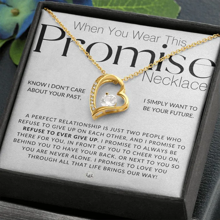 Necklaces ShineOn Fulfillment Promise Necklace Thinking of You Sentimental and Romantic Gift for Her Christmas Valentines Birthday or Anniversary Gifts
