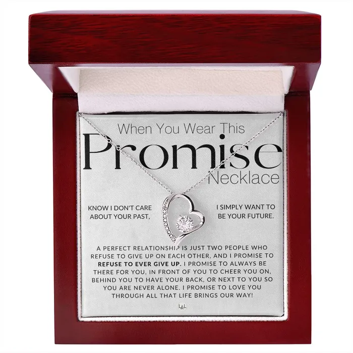 Necklaces ShineOn Fulfillment Promise Necklace Thinking of You Sentimental and Romantic Gift for Her Christmas Valentines Birthday or Anniversary Gifts