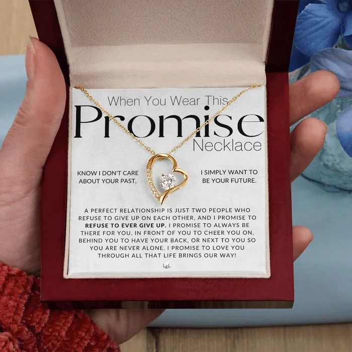 Necklaces ShineOn Fulfillment Promise Necklace Thinking of You Sentimental and Romantic Gift for Her Christmas Valentines Birthday or Anniversary Gifts
