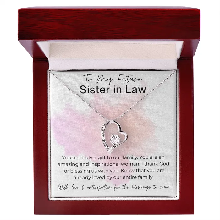 Necklaces ShineOn Fulfillment You are Already Loved Gift for Future Sister in Law the Bride to Be Heart Pendant Necklace