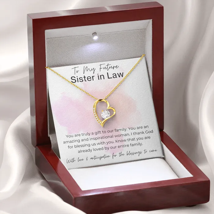 Necklaces ShineOn Fulfillment You are Already Loved Gift for Future Sister in Law the Bride to Be Heart Pendant Necklace
