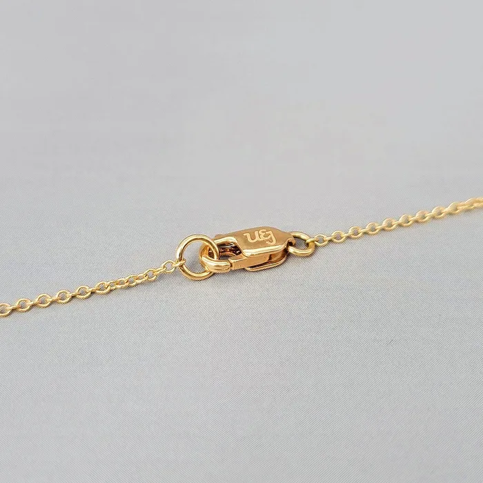 Necklaces Uniquelan Jewelry 18k Gold Real Citrine Heart Necklace