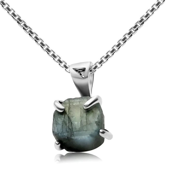Necklaces Uniquelan Jewelry Authentic Raw Labradorite Necklace Necklaces Uniquelan Jewelry Authentic Raw Labradorite Necklace