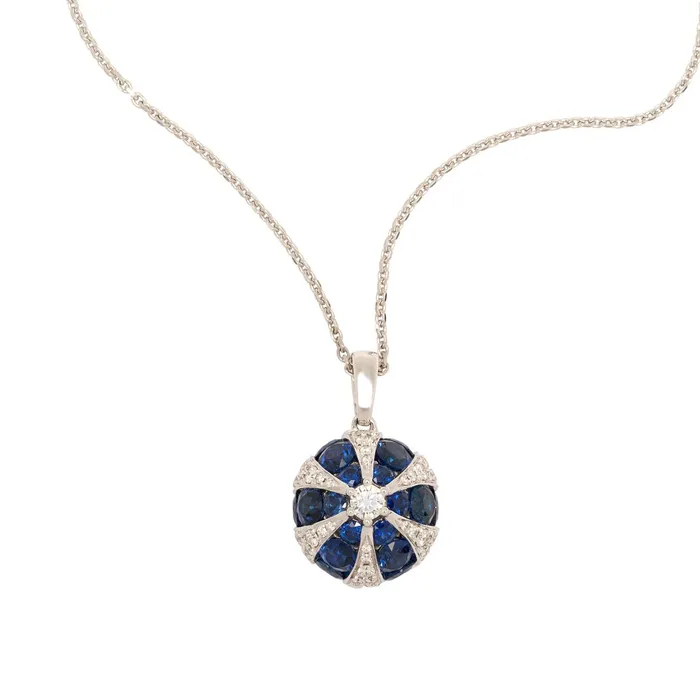 Parasol Sapphire Necklace Spark Necklaces