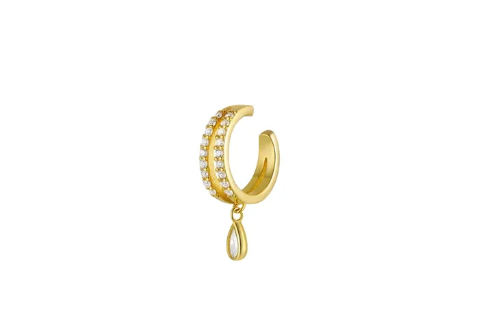 pau jewelry Earrings Water drop ear cuff