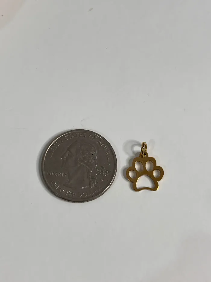 pau jewelry Pet paw charm Charm Necklaces pau jewelry Pet paw charm Charm Necklaces
