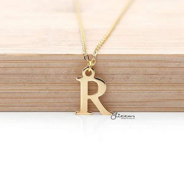 Personalised Sterling Silver Alphabet Necklace Font C Glitters Necklaces