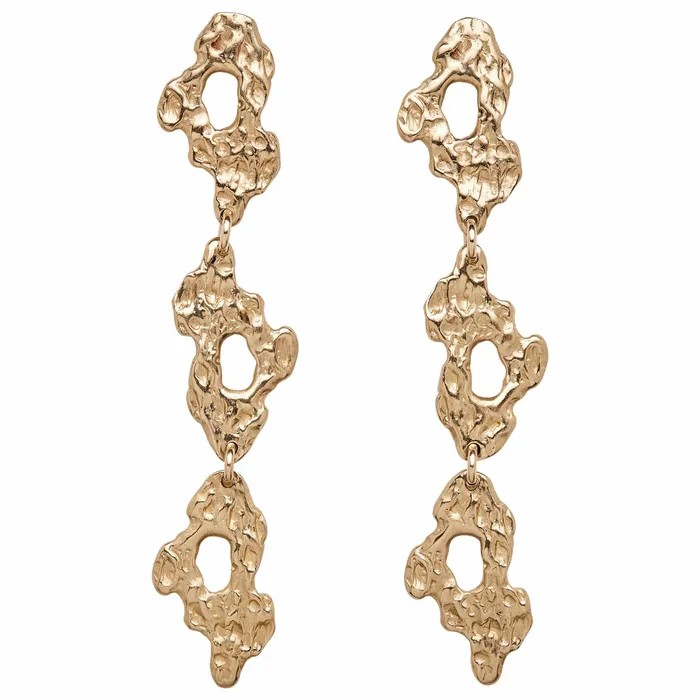 PETITE REEF BRONZE DROP EARRINGS Julie Cohn Design Earrings