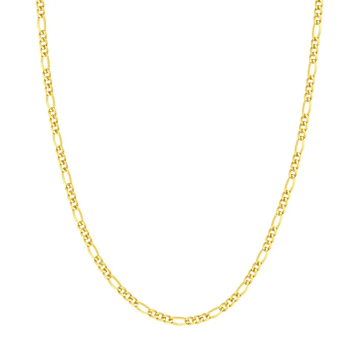 PreStyled Sets Metal Marketplace 10K Yellow Gold 9 Solid Chain Figaro PreStyled Sets Metal Marketplace 10K Yellow Gold 9 Solid Chain Figaro