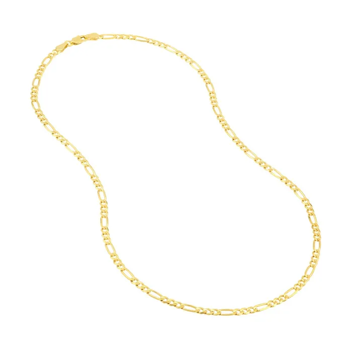 PreStyled Sets Metal Marketplace 10K Yellow Gold 9 Solid Chain Figaro PreStyled Sets Metal Marketplace 10K Yellow Gold 9 Solid Chain Figaro