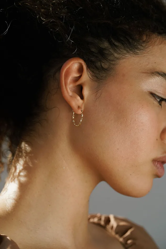 PreStyled Sets Twisted Gold Hoops Earthen Jewelry