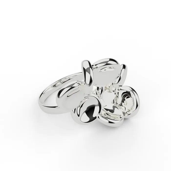 red blood cells ring silver sciencejewelry1824 Rings