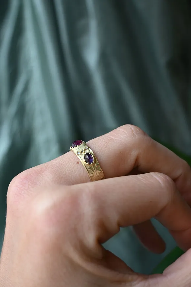 Rings Atelier Narc 3 Gem Band Ring