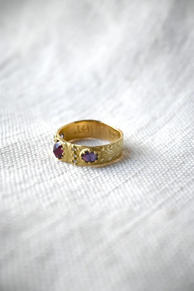Rings Atelier Narc 3 Gem Band Ring
