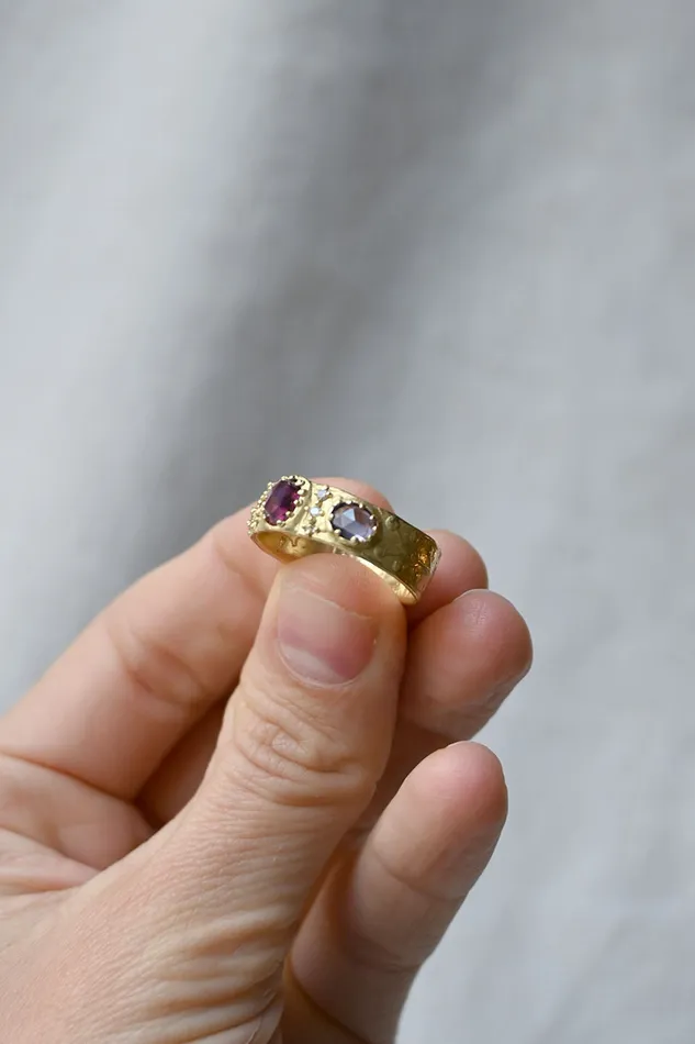 Rings Atelier Narc 3 Gem Band Ring