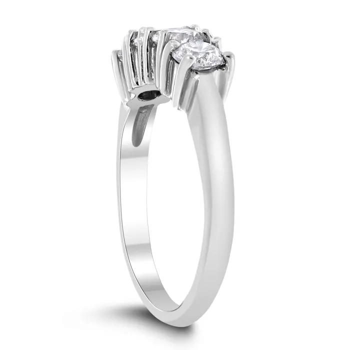 Rings Beauvince 4 Stone Diamond Ring 096 ct Diamonds in Platinum