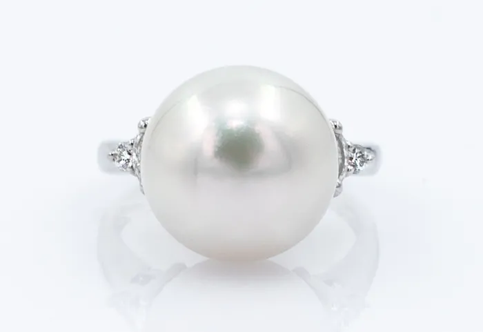 Rings Crown Jewels Coin Pearl Diamond Cocktail Ring