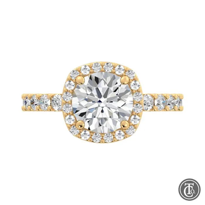 Rings Cushion Halo SemiMount Engagement Ring Thollot Co Rings Cushion Halo SemiMount Engagement Ring Thollot Co