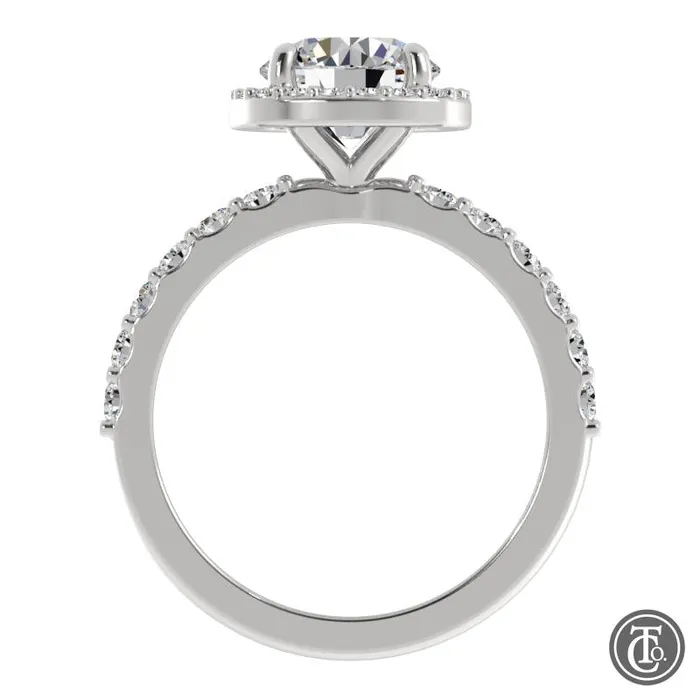 Rings Cushion Halo SemiMount Engagement Ring Thollot Co Rings Cushion Halo SemiMount Engagement Ring Thollot Co