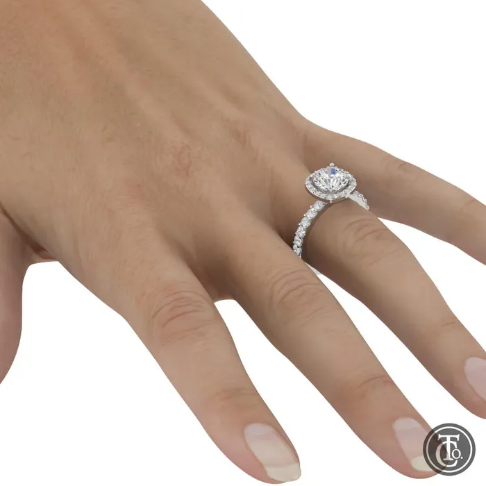 Rings Cushion Halo SemiMount Engagement Ring Thollot Co Rings Cushion Halo SemiMount Engagement Ring Thollot Co