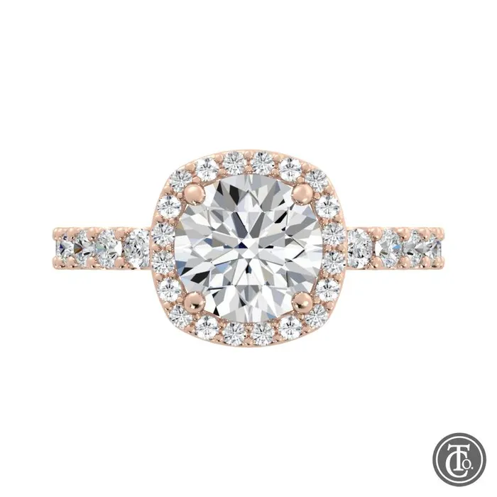 Rings Cushion Halo SemiMount Engagement Ring Thollot Co Rings Cushion Halo SemiMount Engagement Ring Thollot Co