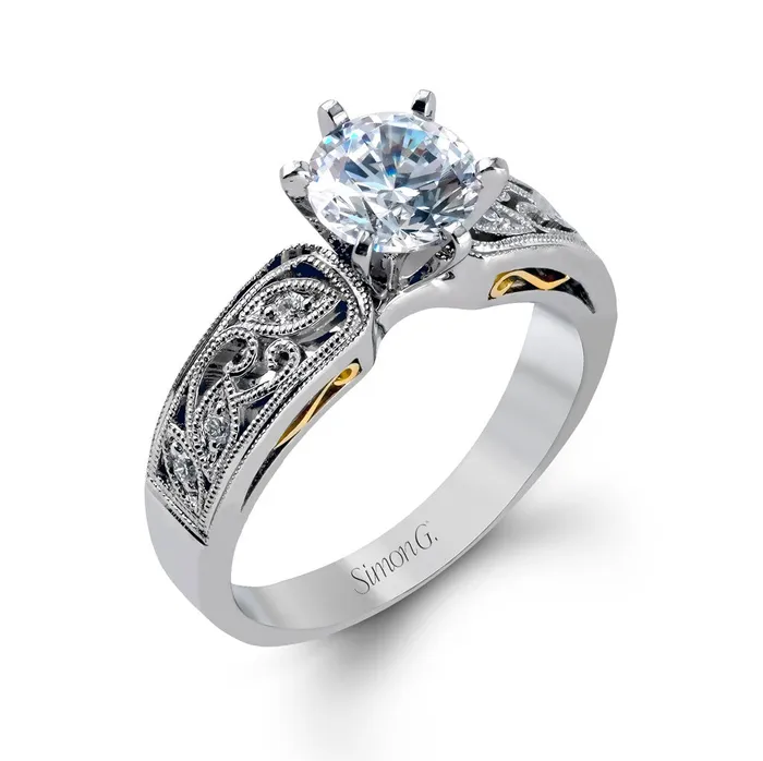 Rings Diamond Leaf Ring Simon G
