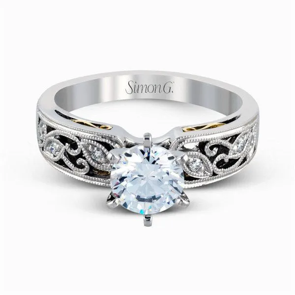 Rings Diamond Leaf Ring Simon G Rings Diamond Leaf Ring Simon G