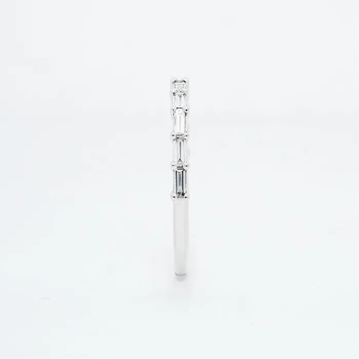 Rings DIAMONDS FOREVER 14K White Gold 25ctw Baguette Diamond Band Rings DIAMONDS FOREVER 14K White Gold 25ctw Baguette Diamond Band