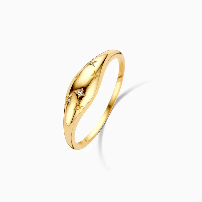 Rings Eline Rosina Diamond Dome Ring