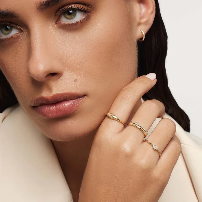 Rings Eline Rosina Diamond Dome Ring