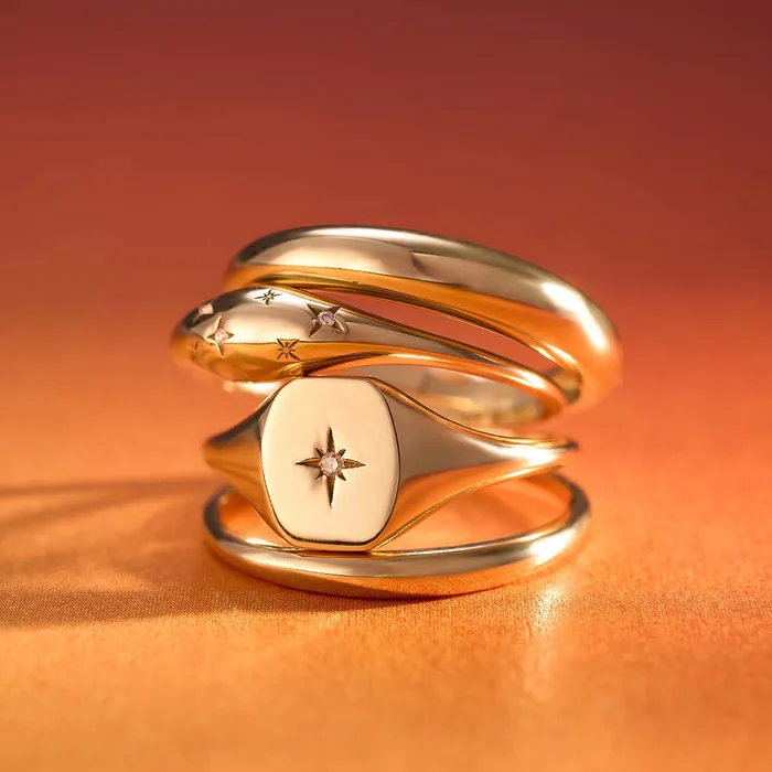 Rings Eline Rosina Diamond Dome Ring