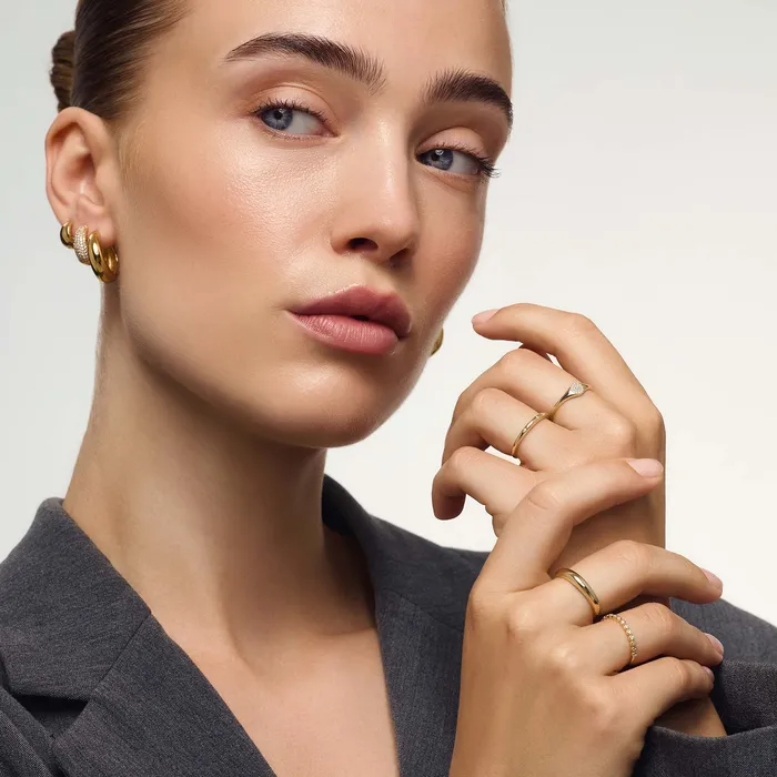 Rings Eline Rosina Midi Dome Ring Rings Eline Rosina Midi Dome Ring