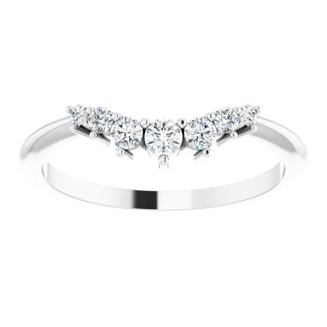 Rings Ever Ever 14K White Gold 20ctw Curved Tiara Style Diamond Wedding Band STULLER Rings Ever Ever 14K White Gold 20ctw Curved Tiara Style Diamond Wedding Band STULLER