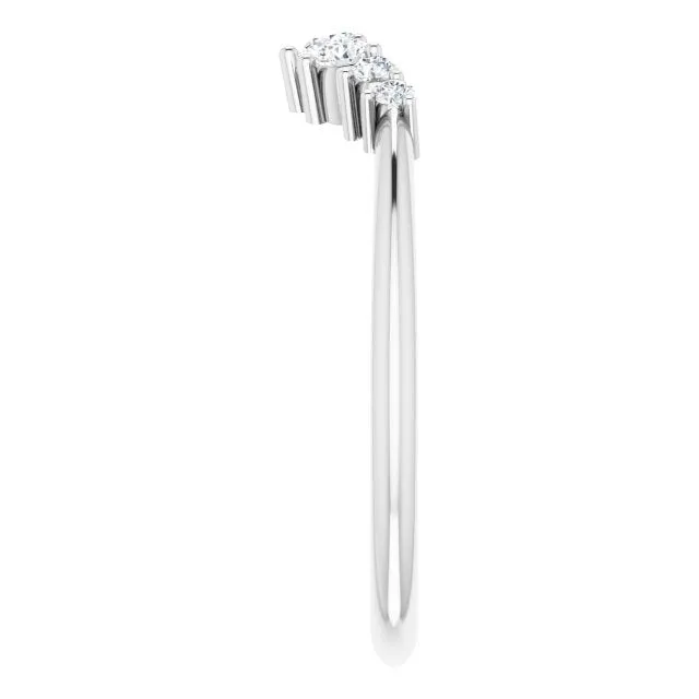Rings Ever Ever 14K White Gold 20ctw Curved Tiara Style Diamond Wedding Band STULLER Rings Ever Ever 14K White Gold 20ctw Curved Tiara Style Diamond Wedding Band STULLER