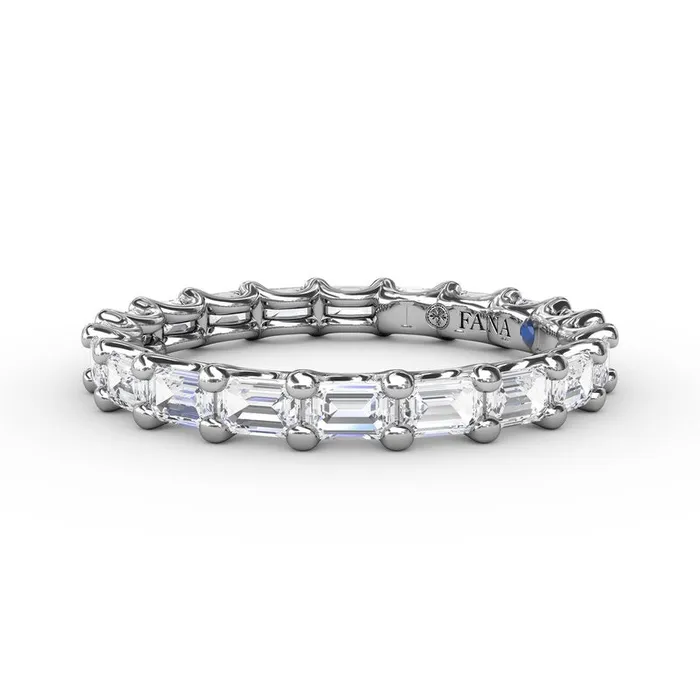 Rings FANA 14K White Gold 159ctw Diamond Eternity Band Featuring a Polished Finish Rings FANA 14K White Gold 159ctw Diamond Eternity Band Featuring a Polished Finish