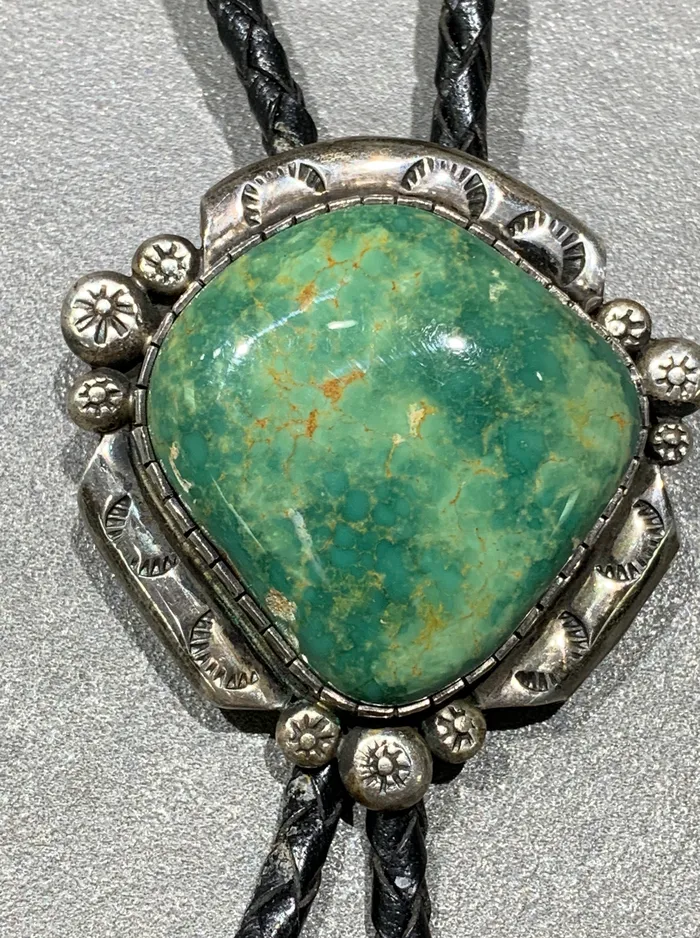 Rings Mary Chavez Mary Chavez Kewa Sterling Silver Turquoise Bolo