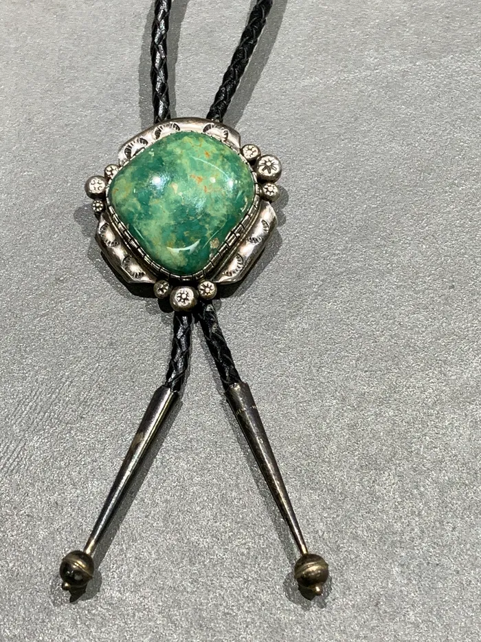 Rings Mary Chavez Mary Chavez Kewa Sterling Silver Turquoise Bolo